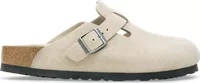 Birkenstock Boston Soft Footbed Suede Oyster Tonal