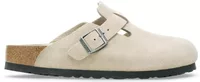Birkenstock Boston Soft Footbed Suede Oyster Tonal