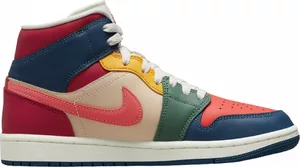 Nike Air Jordan 1 Mid Multi Color (2022) (W)
