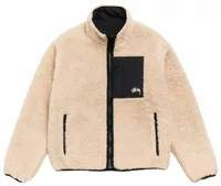 Stussy Sherpa Reversible Jacket Beige