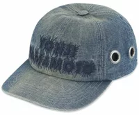 x Ys Grommet 6-Panel Washed Blue