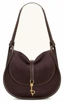 Faux Suede Hobo Bag Chocolate