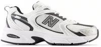 New Balance 530 White Silver Metallic Black
