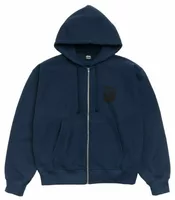 8 Ball Zip Hoodie Navy