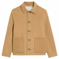 Button-Down Wool and Cashmere Jacket Mastic Beige/Mastic Beige Light