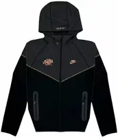 Nike Sportswear x Central Cee Tech Fleece Full Zip Hoodie Black Metallic Red Bronze