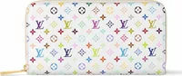 Louis Vuitton x Takashi Murakami Zippy Wallet White Multicolored