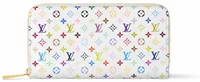 Louis Vuitton x Takashi Murakami Zippy Wallet White Multicolored