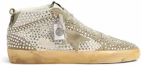 White Dove-Gray Suede Swarovski Crystals (W)
