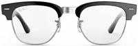 Ray-Ban Meta Clubmaster Audio AI Smart Glasses Clear Lens Shiny Black