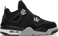 Nike Air Jordan 4 Retro Black Canvas (GS)