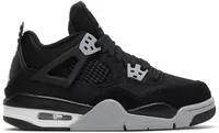 Nike Air Jordan 4 Retro Black Canvas (GS)