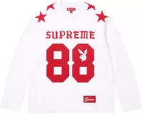 Supreme x Playboy Long-Sleeve Top White