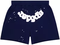 Sp5der OG Web Logo Sweatshort Navy