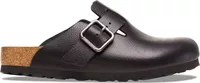 Boston Wire Buckle Natural Leather Vintage Wood Black