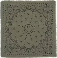 Bandana Hachiko Smiley Marl Khaki