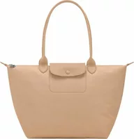 Longchamp Le Pliage One Large Tote Bag Beige