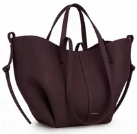 Polène Cyme Mini Edition Textured Plum