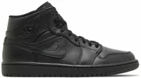 Nike Air Jordan 1 Mid Triple Black