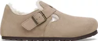 Birkenstock London Shearling Suede Taupe