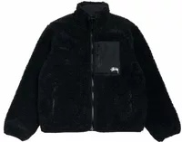 Stussy Sherpa Reversible Jacket Black