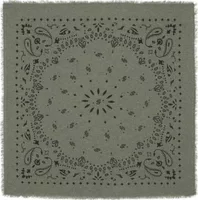 Cashmere Bandana Hachiko Marl Khaki