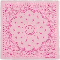 Bandana Hachiko Smiley Candy Pink