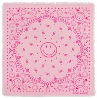 Bandana Hachiko Smiley Candy Pink