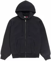 Fleece Zip Hoodie Black