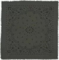 Cashmere Bandana Hachiko Dark Khaki