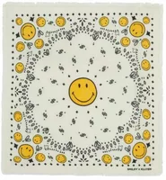Bandana Hachiko Smiley White