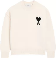 Ami De Coeur Crewneck Sweater White
