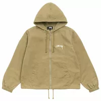 Stussy Waxed Cotton Beach Shell Olive