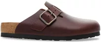Birkenstock Boston Wire Buckle Natural Leather Vintage Wood Roast