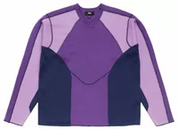 Stussy Wave Knit Sweater Lavender