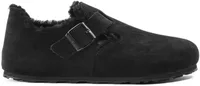 Birkenstock London Shearling Suede Black