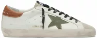 Golden Goose Super-Star Star Olive Green Canvas (M)
