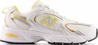 New Balance 530 White Vibrant Apricot Silver Metallic