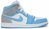 Nike Air Jordan 1 Mid University Blue Grey