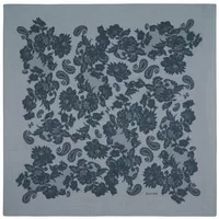 Small Bandana Hachi Lace Flannel Gray