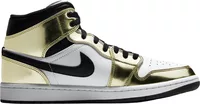 Metallic Gold Black White