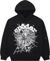 Sp5der OG Web Hoodie Black