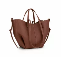 Polène Cyme Mini Edition Textured Cognac