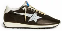 Golden Goose Marathon Black Nylon Upper White Star