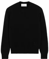 Ami De Coeur Crewneck Cashmere Sweater Black