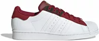 adidas Superstar Collegiate Burgundy Cloud White