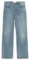 Large-Fit Cotton Jeans L30 Used Blue