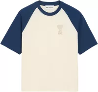 Ami Paris Ami De Coeur T-Shirt White Blue