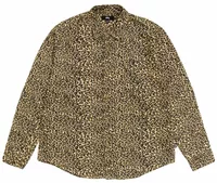 Animal Print Flannel Shirt Leopard