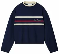 Smith Knit Sweater Navy